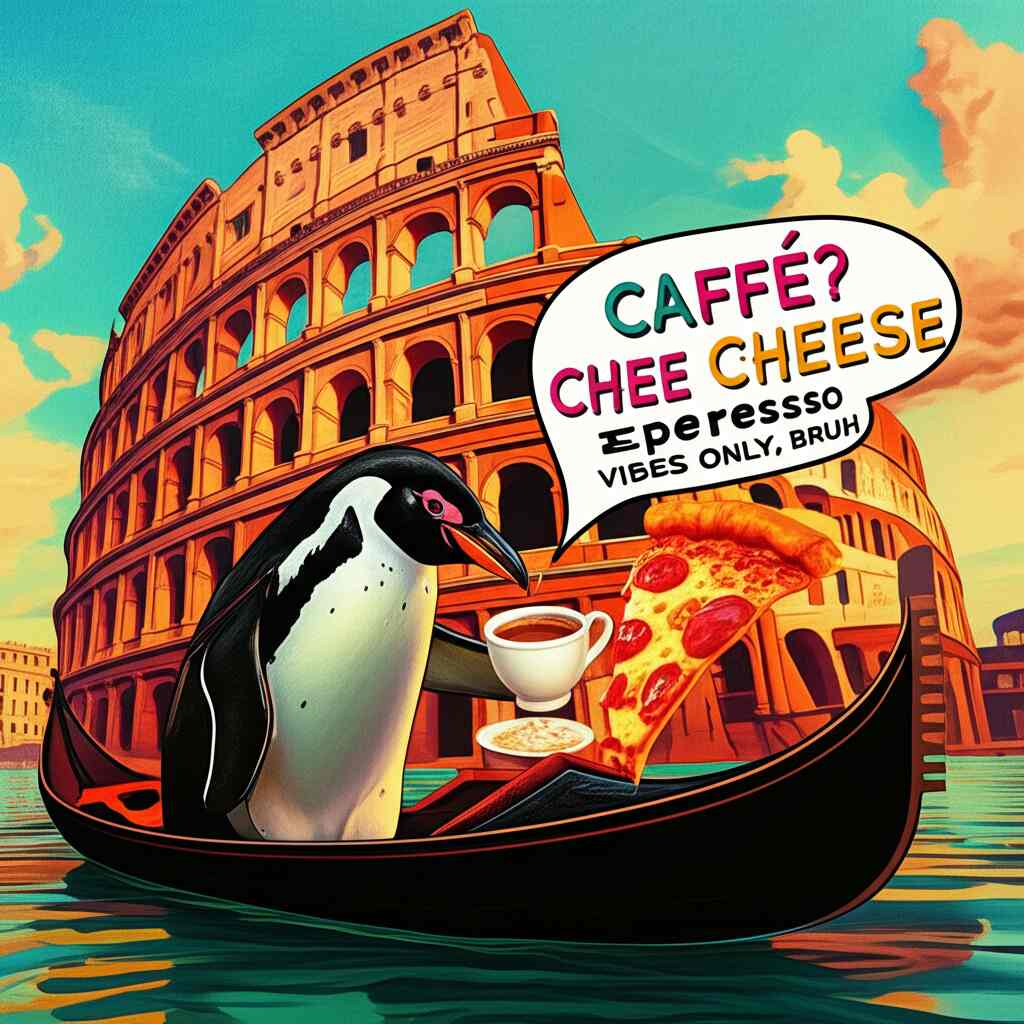 Pinguin in Venedig